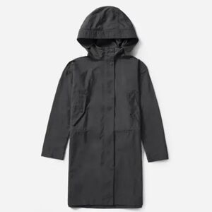 Everlane Black Hooded The City Anorak Jacket